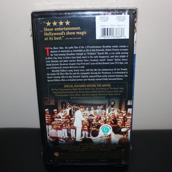 3/$55❤️sealed 1998 Meredith Wilson’s The Music Man (1961) Special Edition VHS - Picture 6 of 7